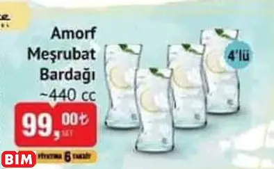 PAŞABAHÇE LİVE BEAUTİFUL AMORF  MEŞRUBAT  BARDAĞI